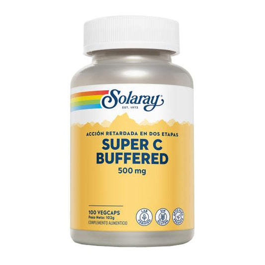 Super Bio C Buffered  Solaray, 100 gélules