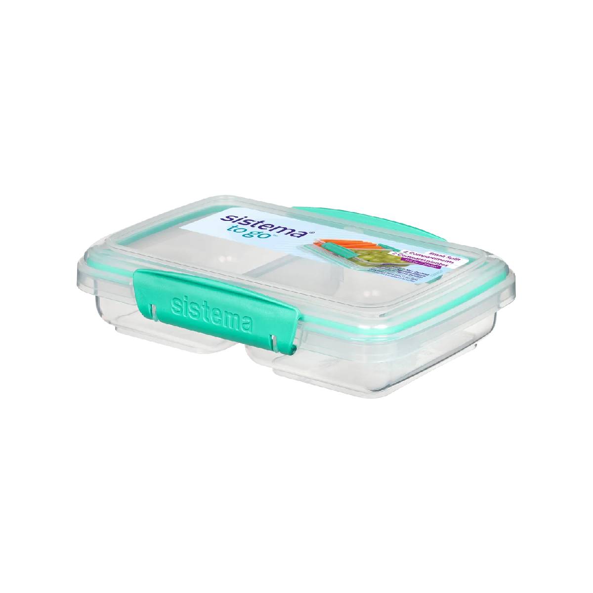 Hermetyczny pojemnik na przekąski Sistema Split To Go 350 ml
