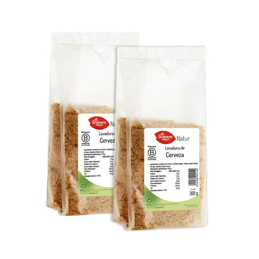 Confezione da 2 lieviti di birra El Granero 300 g