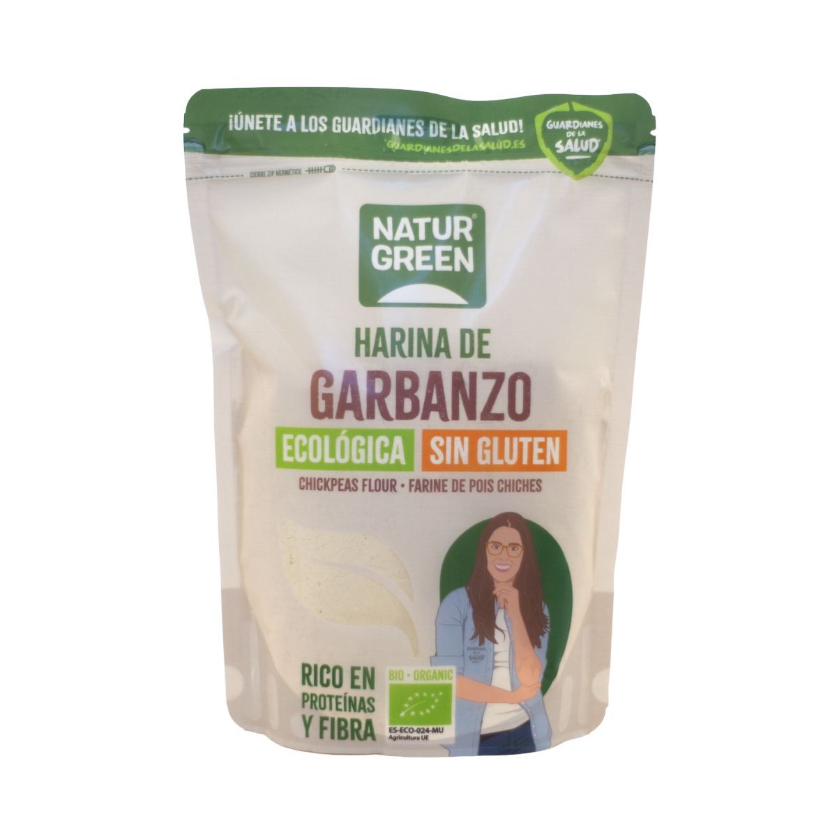 Mąka z ciecierzycy bezglutenowa NaturGreen 500 g