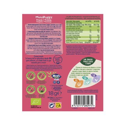 7er-Pack Bio-Erdbeersnacks 18 g – Hero Solo