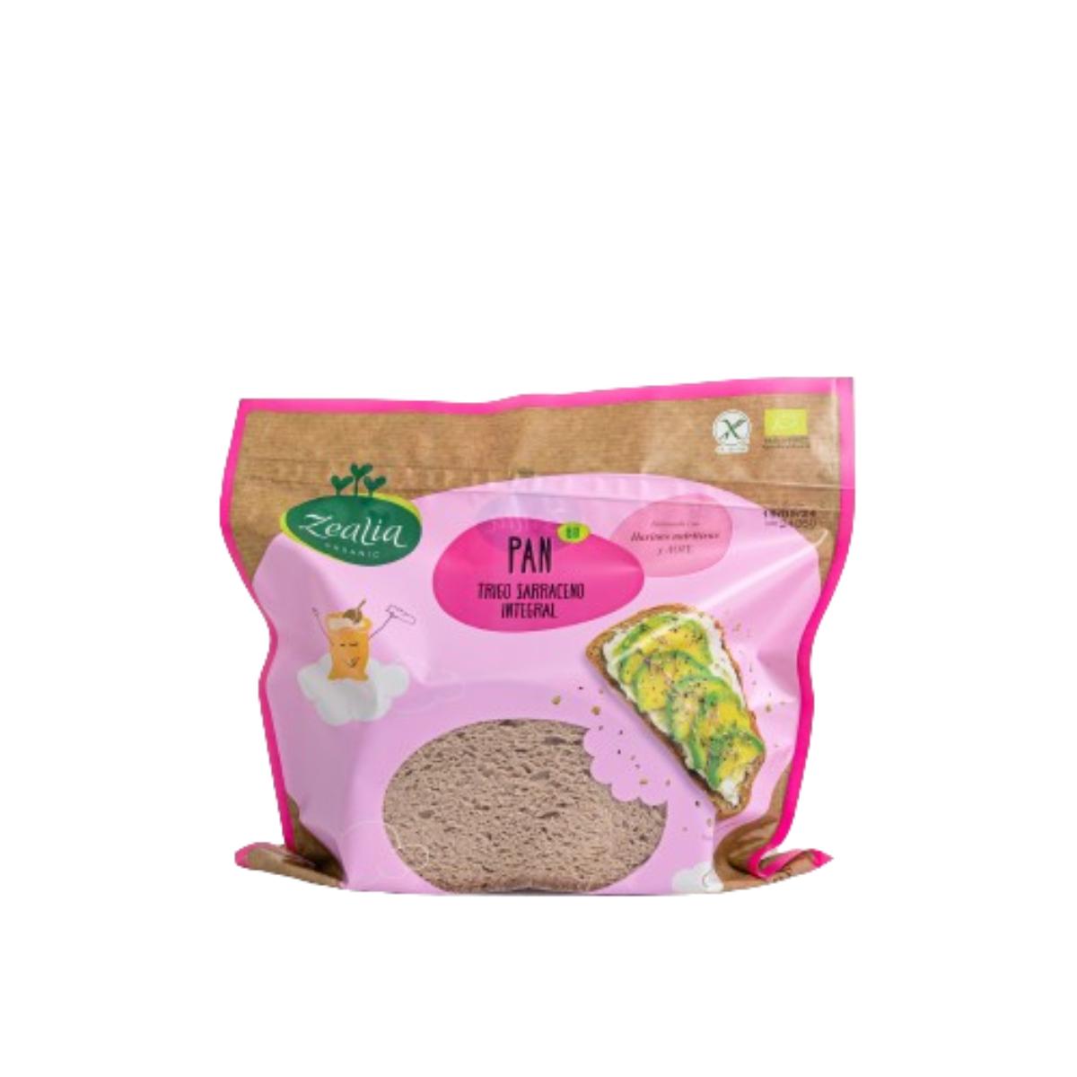 Pane integrale di grano saraceno BIO senza glutine Zealia 330 g