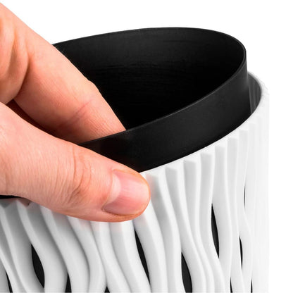 Pot Duna avec insert blanc D 22 x 19
