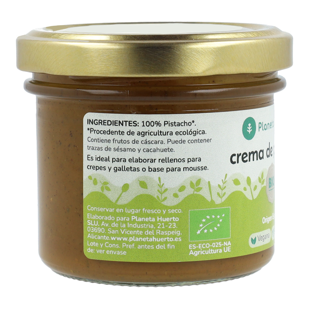 3er-Pack Pistaziencreme 100 % ECO Planeta Huerto 100 g