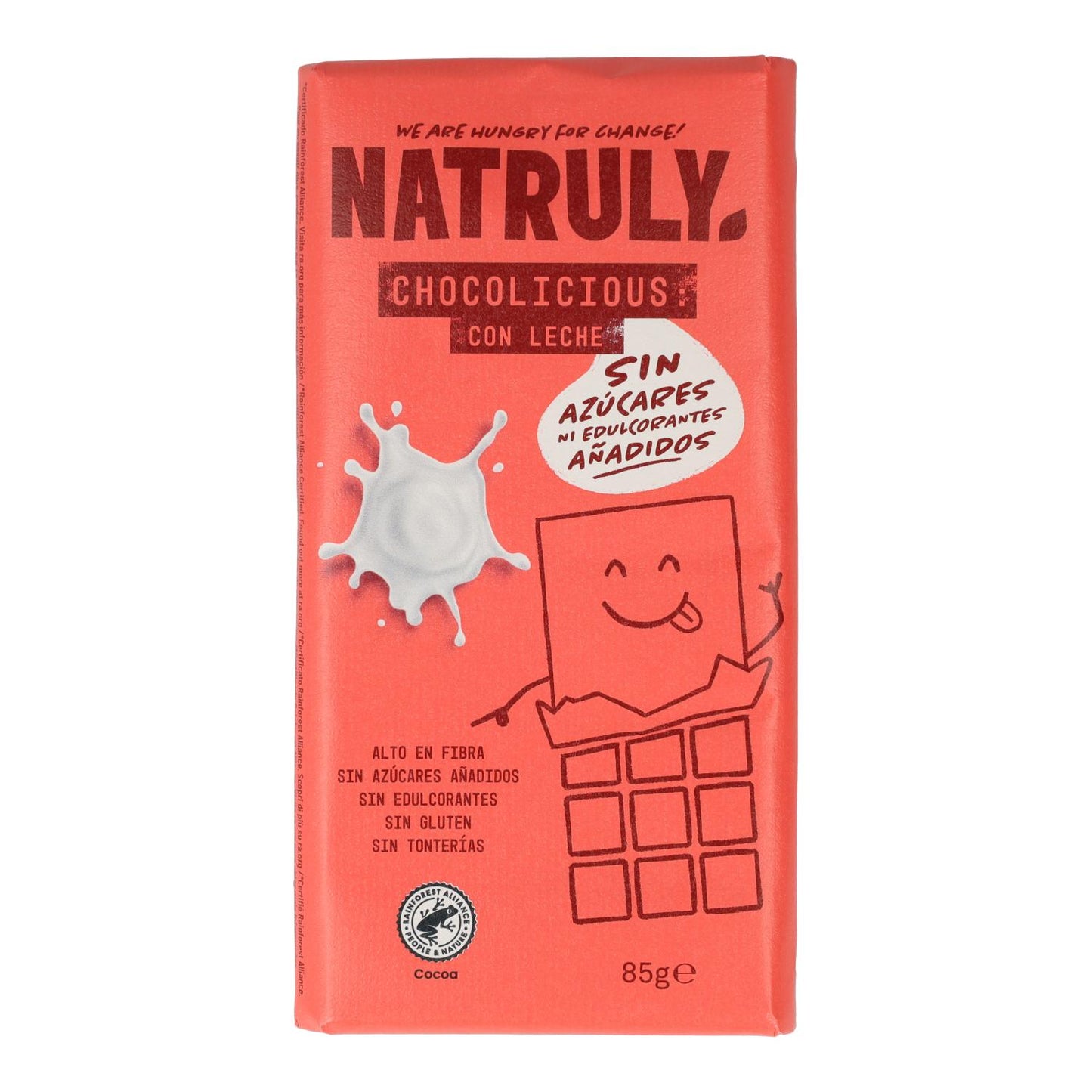 Chocolicious med mjölk Natruly 85 g