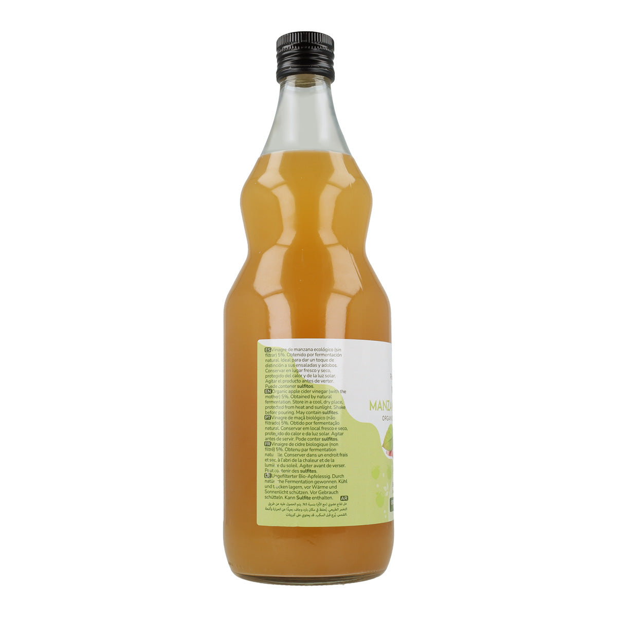 Pack 3 x Vinaigre de pomme ECO brut non filtré avec la mère Planeta Huerto 1 L