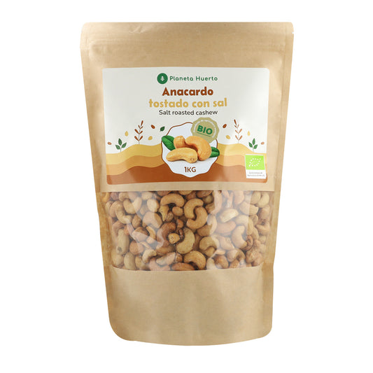 Geroosterde en gezouten cashewnoten ECO Planeta Huerto 1 kg