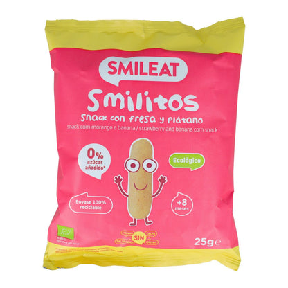 Smilitos Vers de fraise et banane BIO Smileat 25 g
