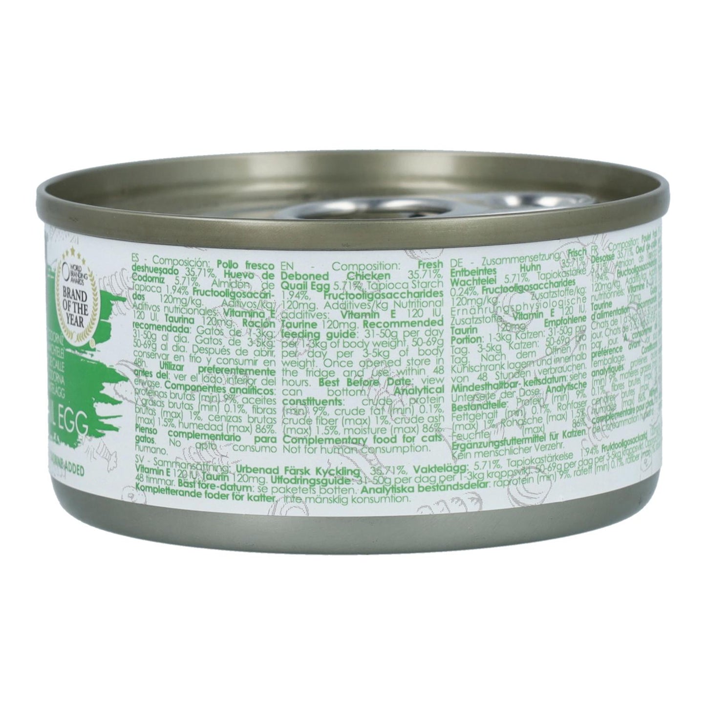 24er-Pack Kit Cat Dose Gravy – Huhn & Wachtelei 70 g Nassfutter für Katzen in Soße