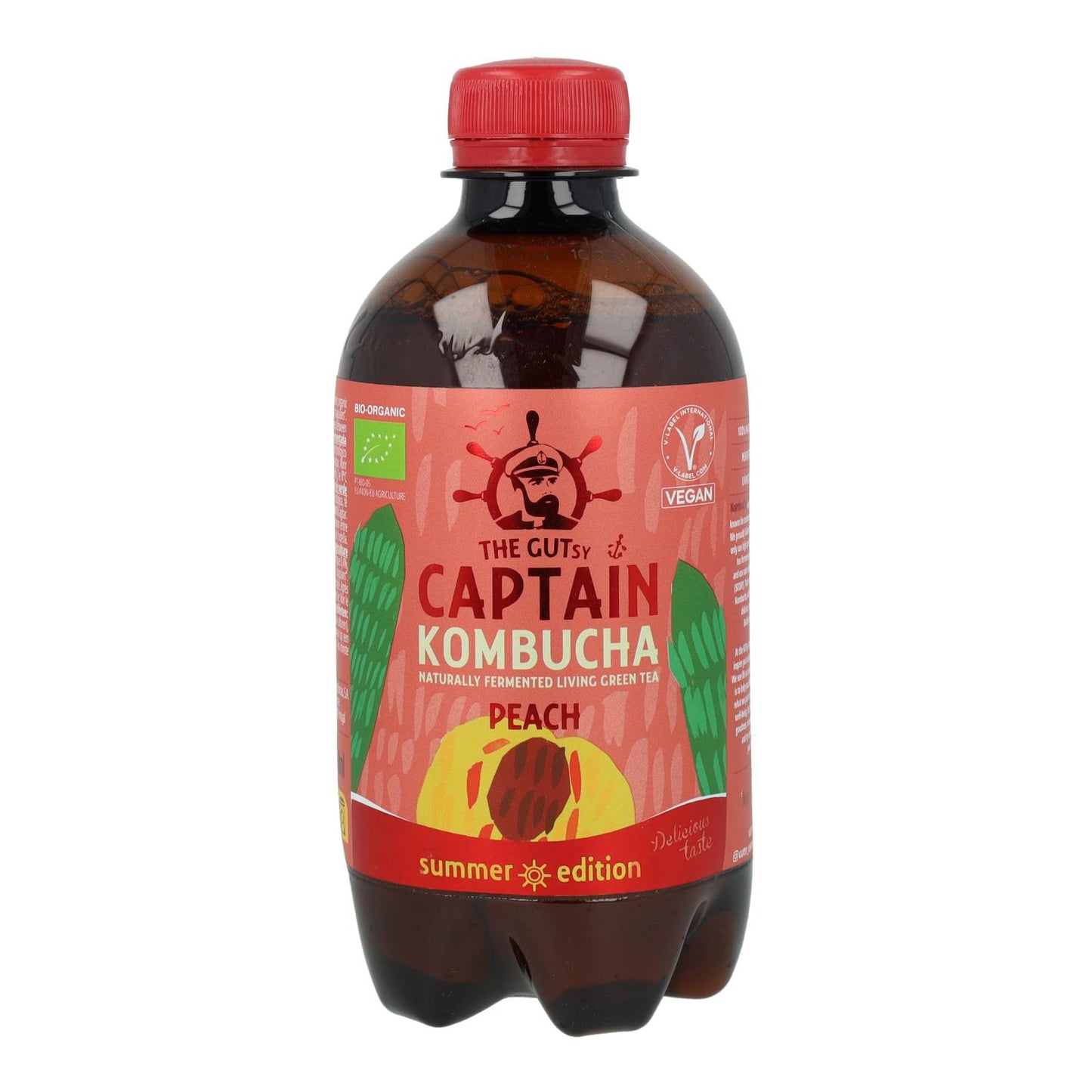 Kombucha alla pesca biologico Captain Kombucha 400 ml