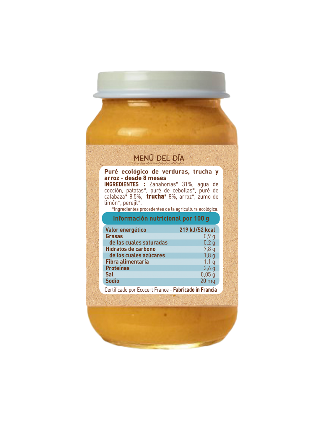 Zestaw słoiczków z rybą Bio (od 6 miesięcy) babybio, 2 szt.