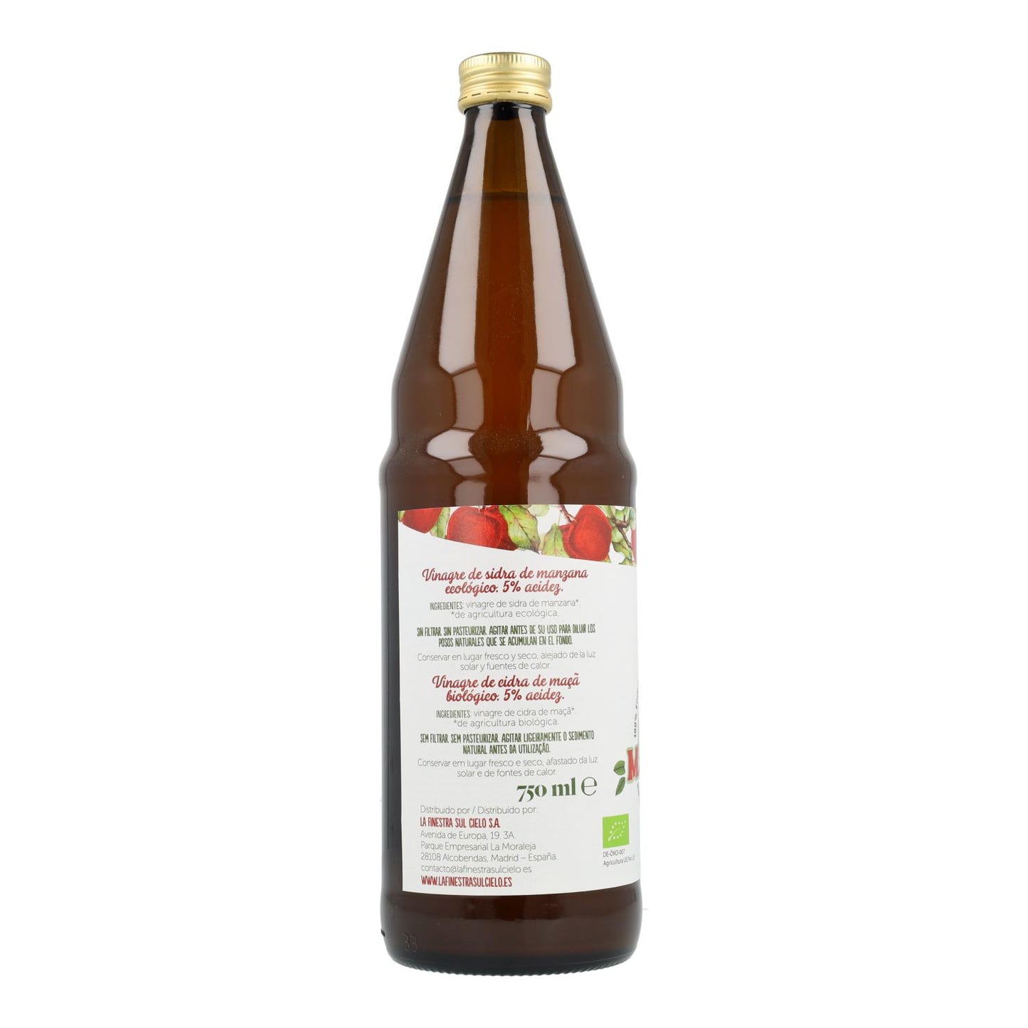 Vinaigre de pomme BIO La Finestra Sul Cielo 750 ml