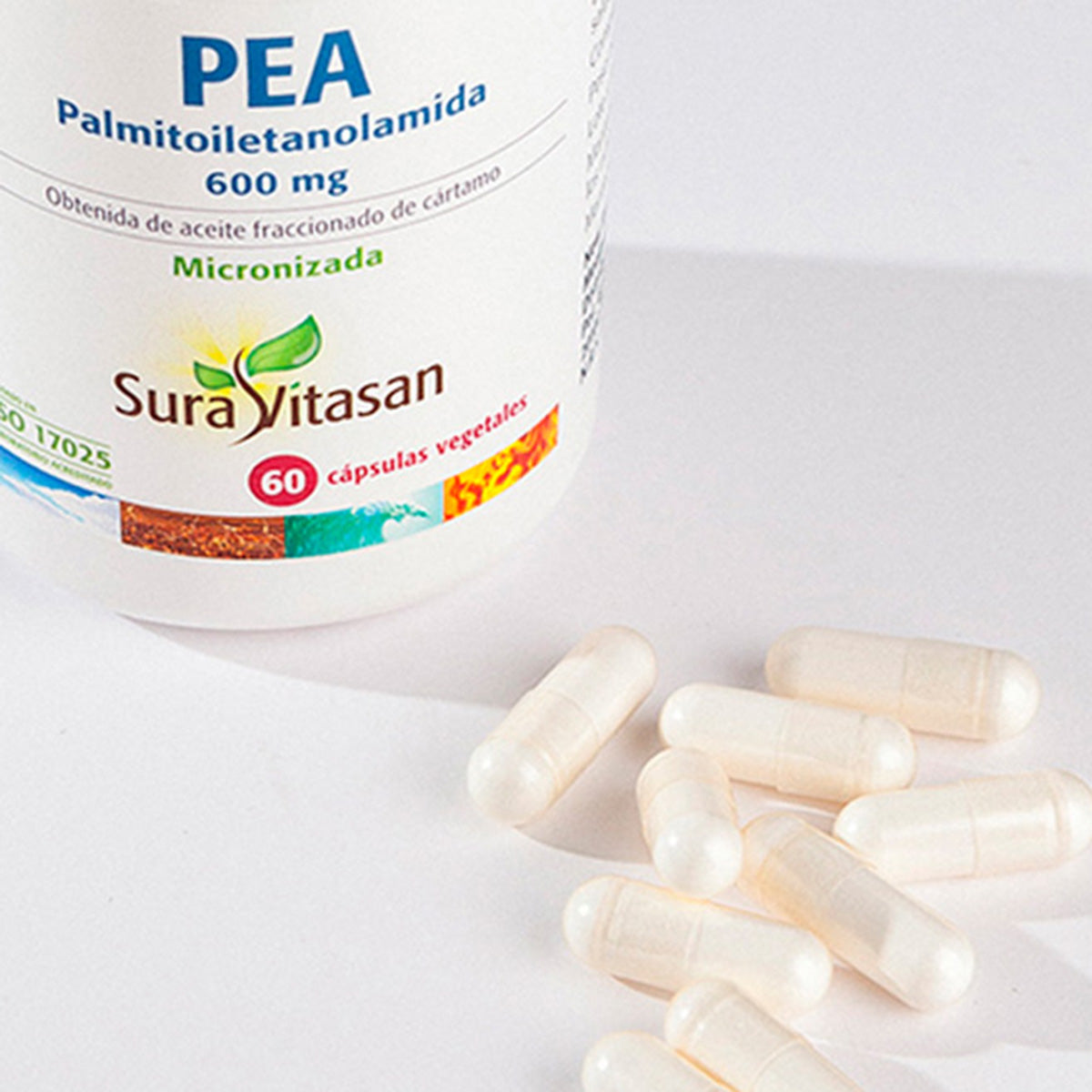 PEA Palmitoilethanolamid, Sura Vitasan, 60 Kapseln