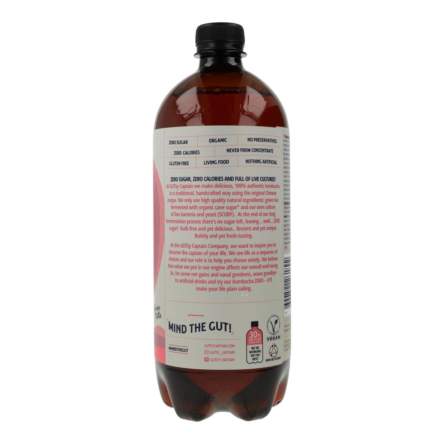 Kombucha Zero Raspberry Bio 1 L