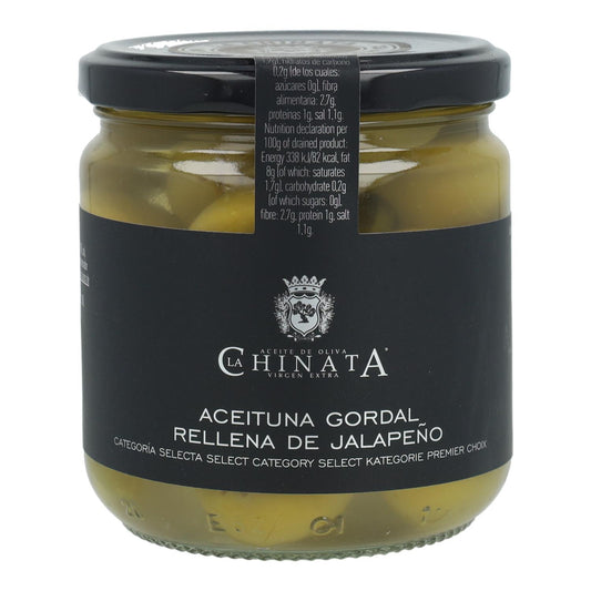 Gordal Jalapeño-Oliven La Chinata 340 gr