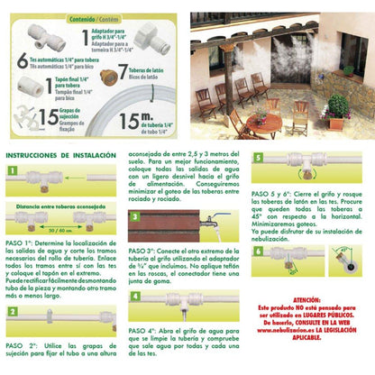 Kit nebulizzatore Vivoverde