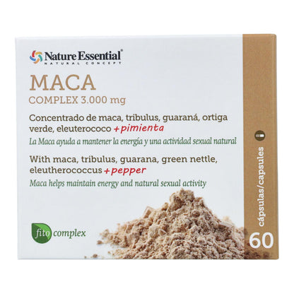 Maca complex Nature Essential 3000 mg, 60 kapsułek
