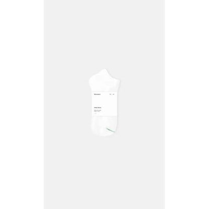 Białe skarpetki z organicznej bawełny do kostek Minimalism 41-46
