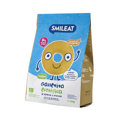 Biscuits pour enfants ECO à l'épeautre et à la pomme Smileat, 220 g