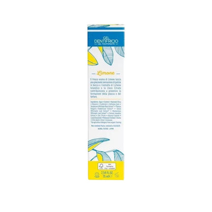 Dentifrice naturel au citron 75 ml Certifié biologique Officina Naturae