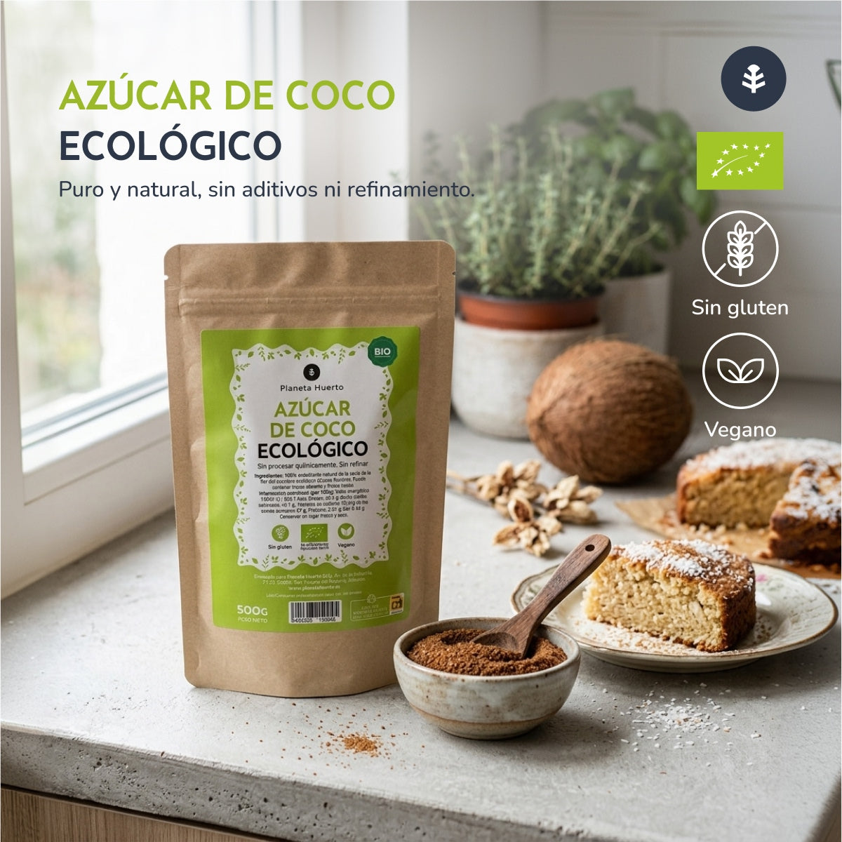 Kokosnusszucker ECO Planeta Huerto