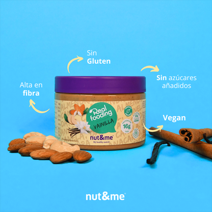 Mandel- och cashewkräm med vanilj- och kanelsmak 250 g Realfooding