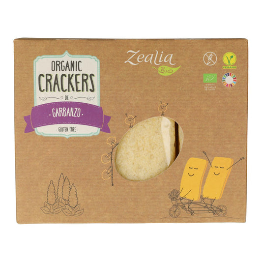 Zealia Organic Gluten-Free Chickpea Crackers 120 g