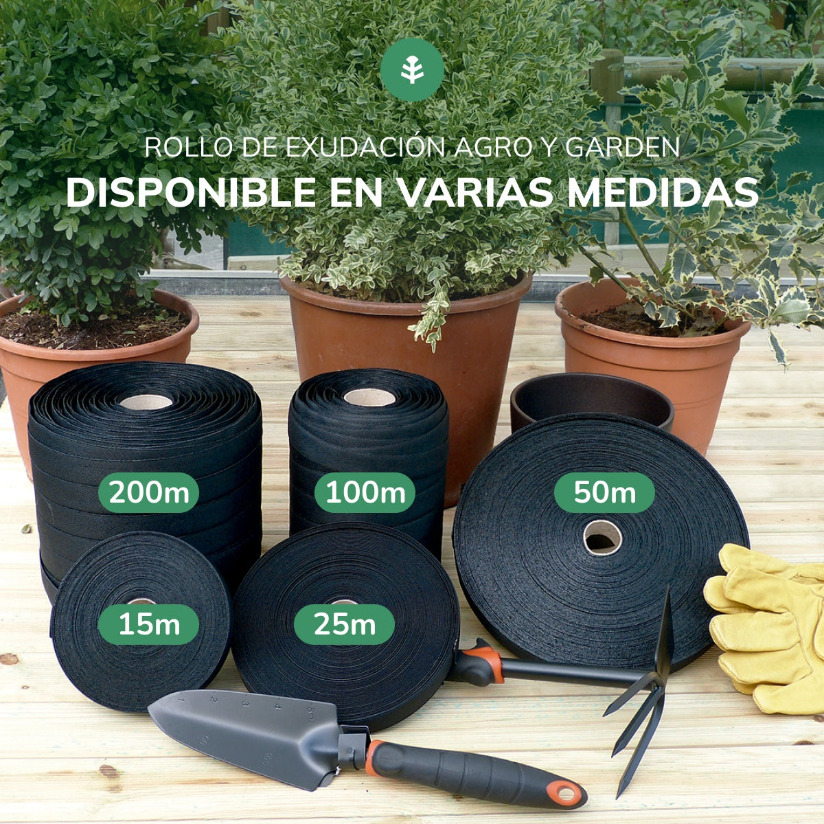 Exsudationsrulle Agro Planeta Huerto 25 m