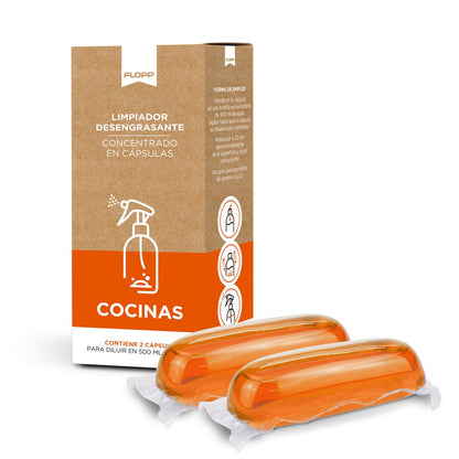 Pakket 2 x ECO-ontvetter Refill Flopp 2 capsules