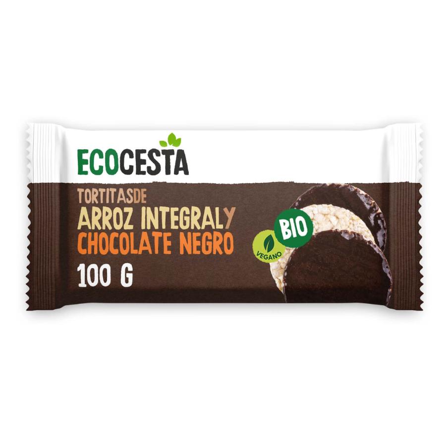 Risbollar med mörk choklad BIO Ecocesta 100 g (6 st)