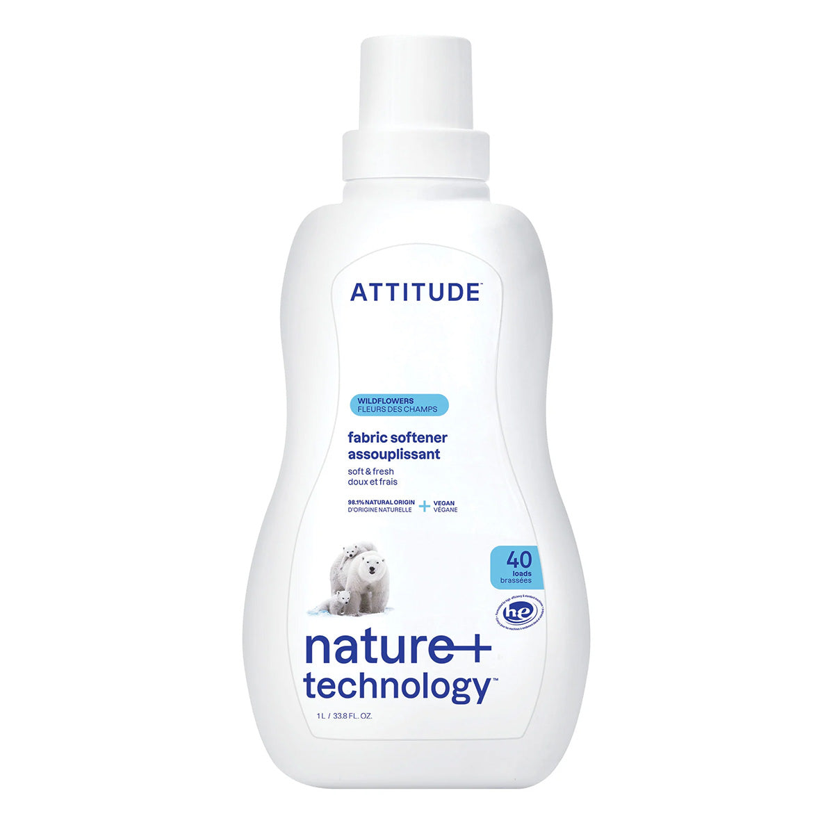 Wildflower Weichspüler, 40 Dosen, Attitude 1 l