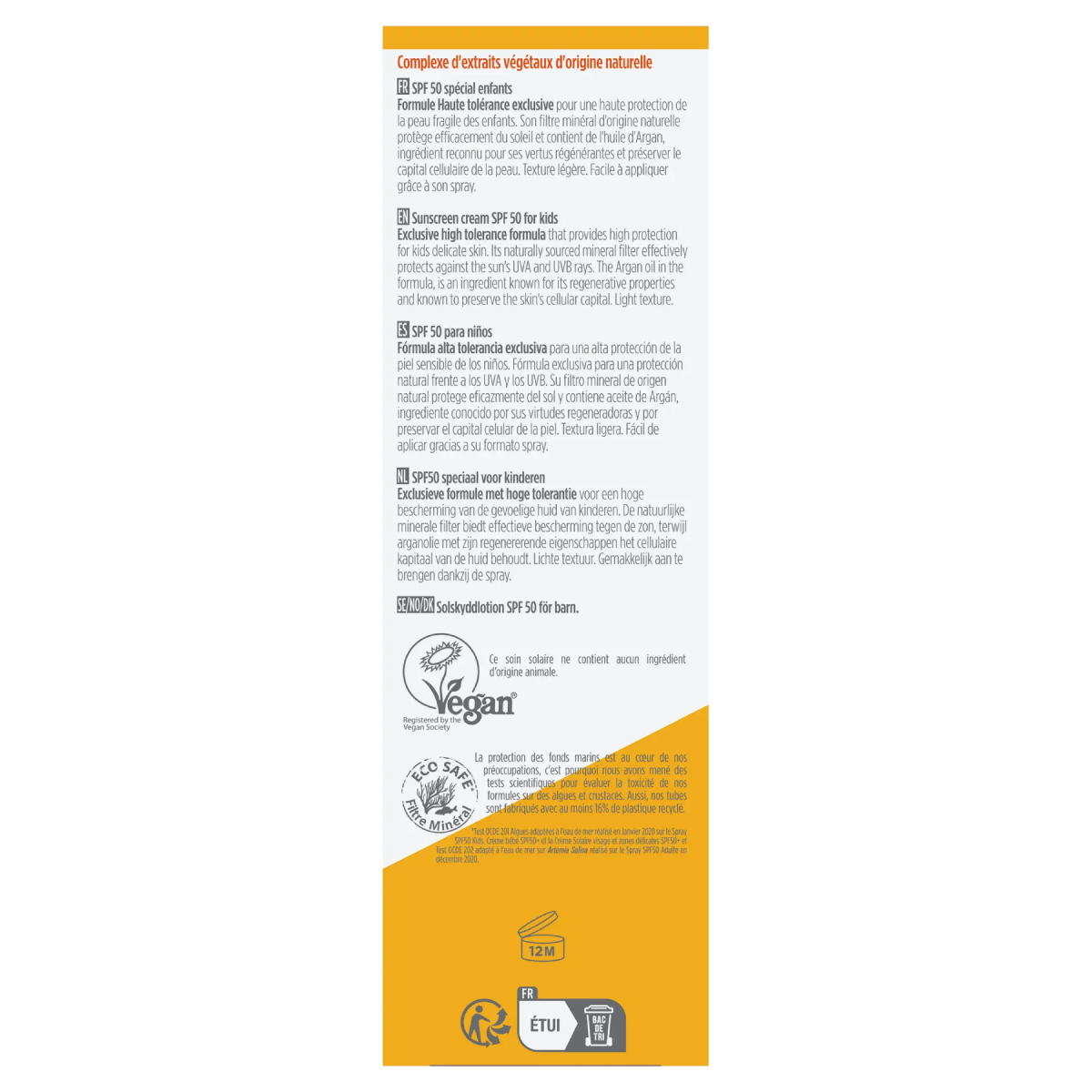 Crema solare per bambini SPF50 spray Bioregena 90 ml