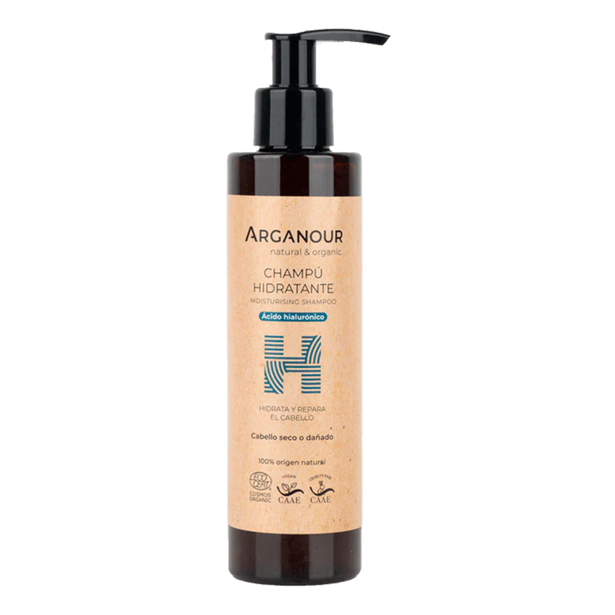 Feuchtigkeitsspendendes Shampoo ohne Sulfate 200 ml Arganour