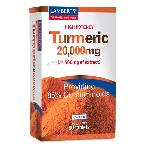 Turmeric 20,000 mg Lamberts 120 tablets