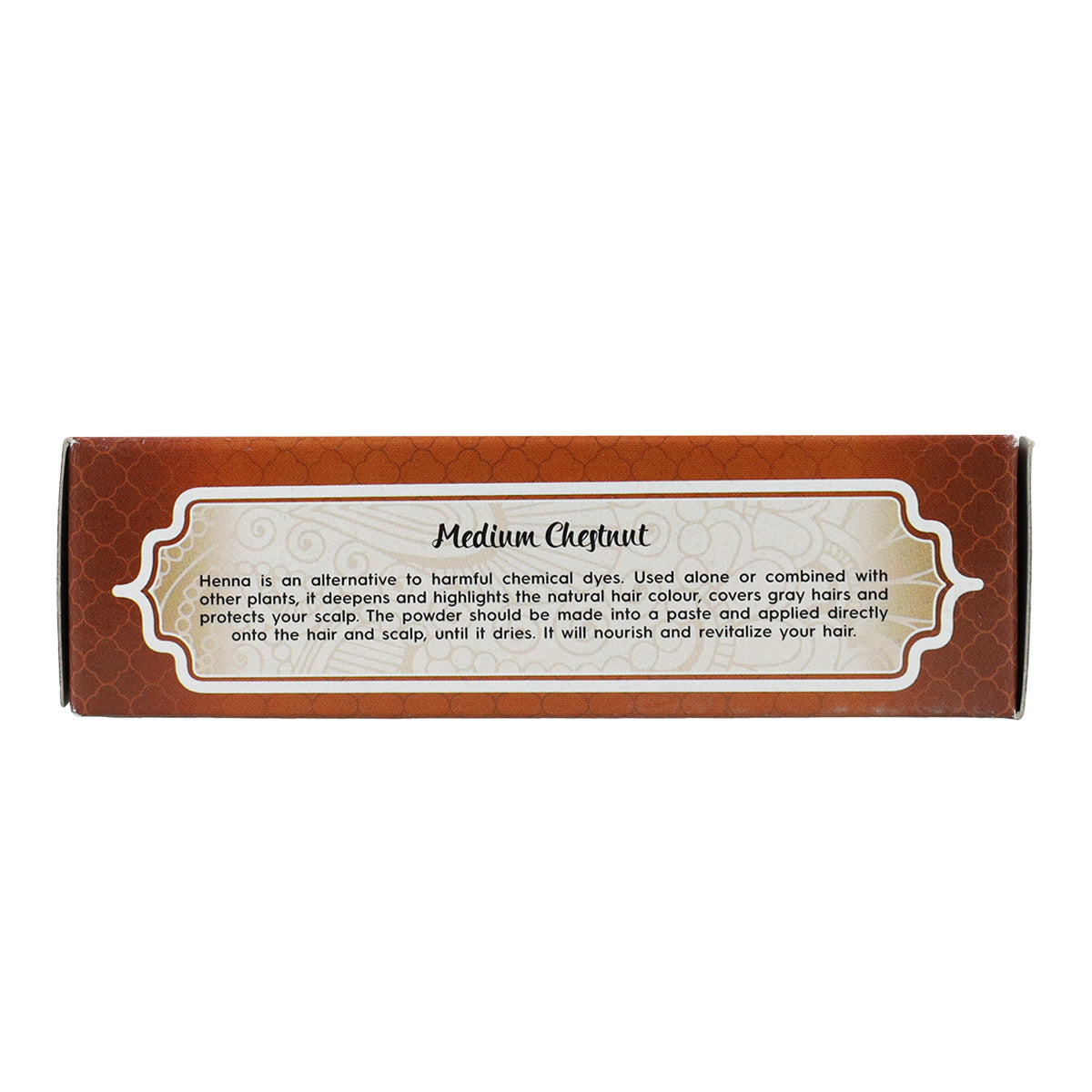 Henna-Haarfärbemittel Mittelbraun in Pulverform Radhe Shyam 100 g