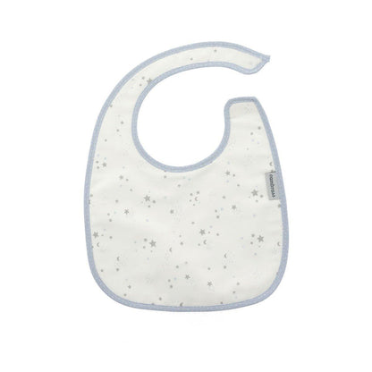 Bavaglino quadrato con velcro Celeste 20x26 cm. Colore Rosa