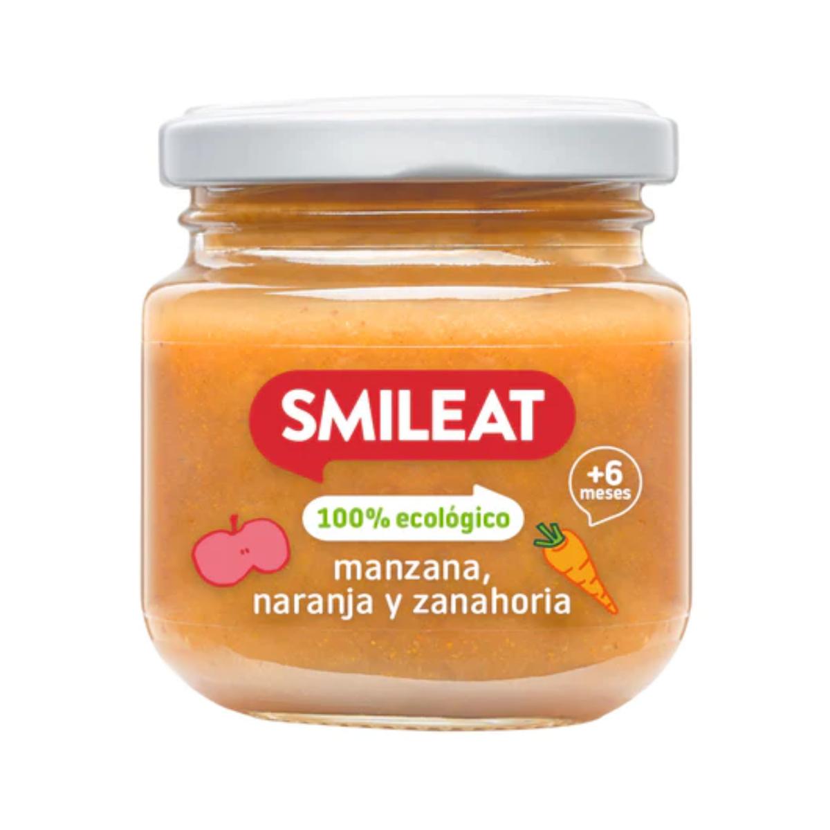 Pack petits pots de fruits +6 mois Smileat 5 unités de 130 g