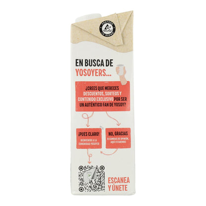 Havredryck 0 % socker Bio Yosoy Ekologisk 1 l