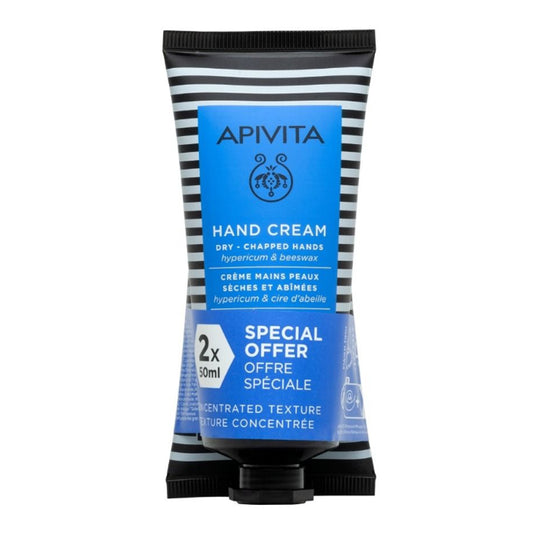 Promozione Crema mani per mani secche e screpolate con iperico x2