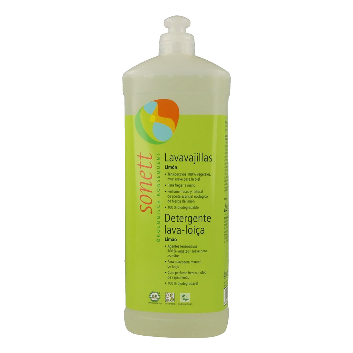 Detergente liquido per piatti a mano al limone Sonett 1 L