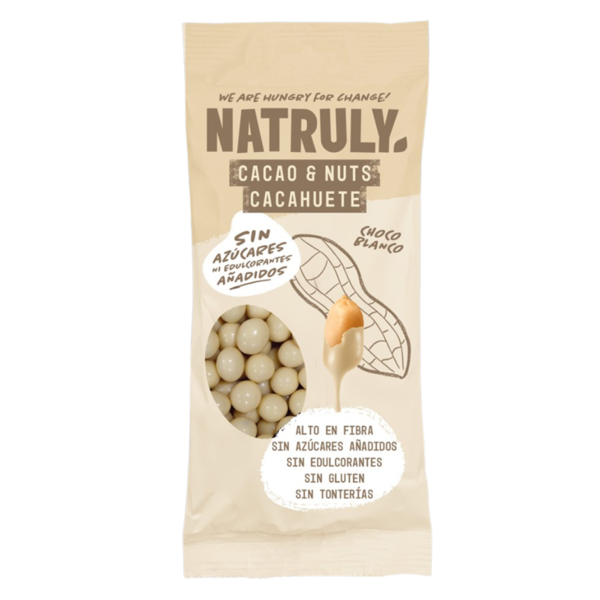 Cacao&Nuts Cioccolato bianco Natruly 50 g