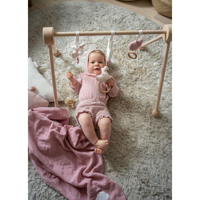 Gymnase pour bébé en bois naturel Jabadabado