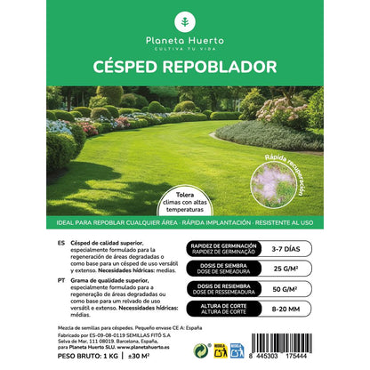 Repopulerande gräsfrön Planeta Huerto 1 kg