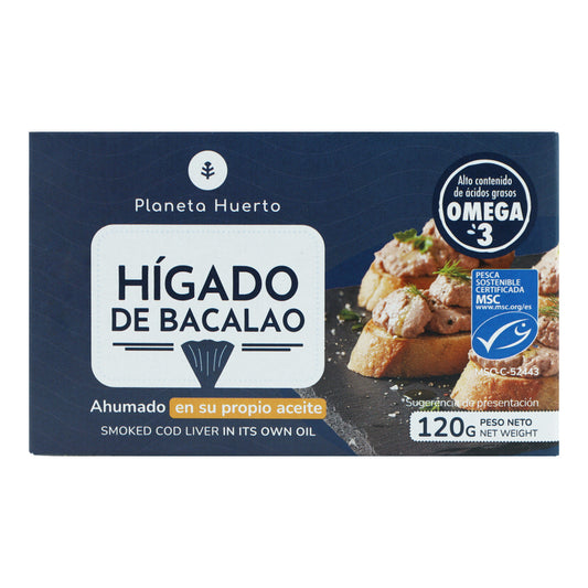 Planeta Huerto Cod Liver in its own Oil 120 g