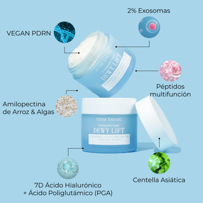 KREM DZIENNY UJĘDRNIAJĄCY DEWY LIFT RICH – SKÓRA SUCHA Z 2% EGZOSOMAMI 50 ML