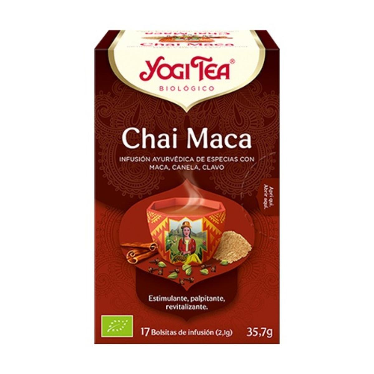 Yogi Tea Chai Maca Bio-Teebeutel (17 Stück)