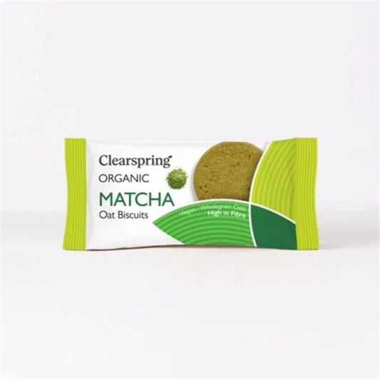 Havrekakor med matcha Bio Clearspring 40 g
