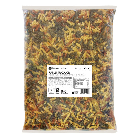 ECO Planeta Huerto Tricolor Fusilli 5 kg