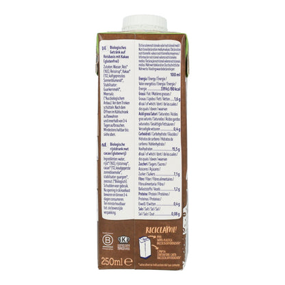 Isola Bio Organic Mini Rice Drink with Cocoa 250 ml
