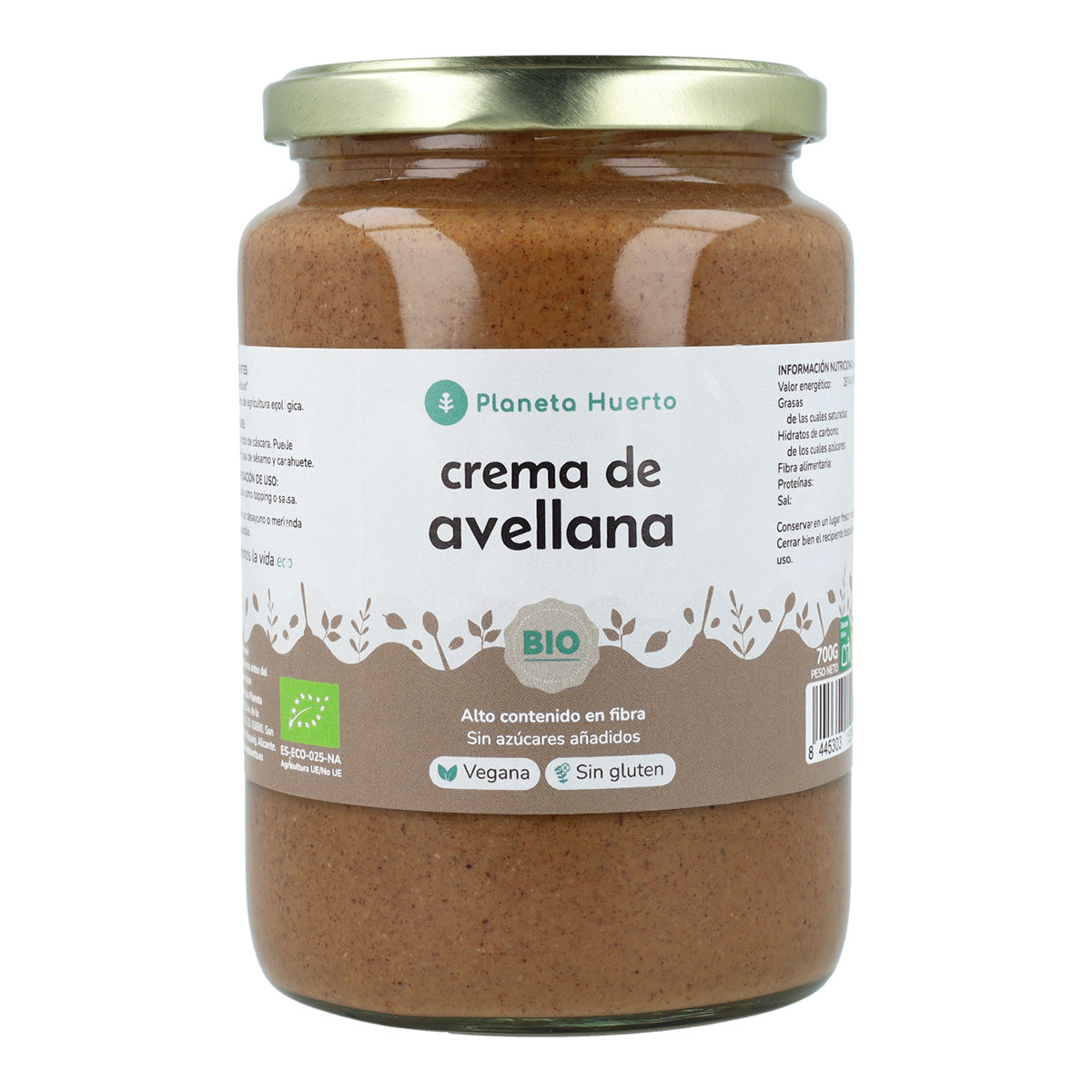 Crème de noisettes ECO Planeta Huerto